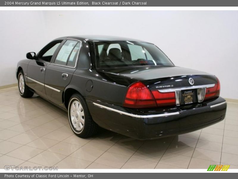 Black Clearcoat / Dark Charcoal 2004 Mercury Grand Marquis LS Ultimate Edition