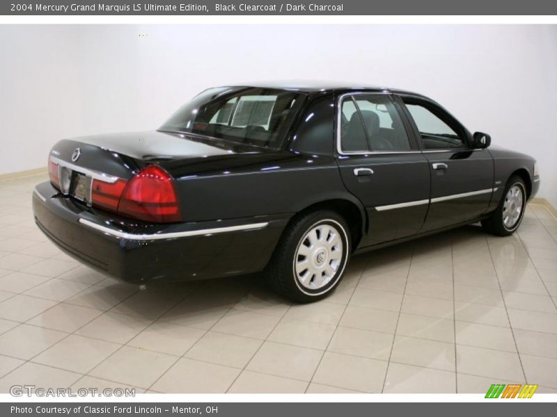 Black Clearcoat / Dark Charcoal 2004 Mercury Grand Marquis LS Ultimate Edition