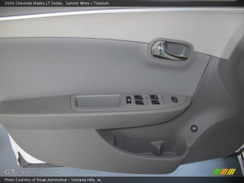 Summit White / Titanium 2009 Chevrolet Malibu LT Sedan