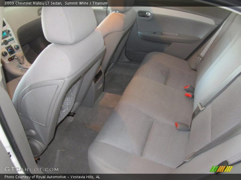Summit White / Titanium 2009 Chevrolet Malibu LT Sedan
