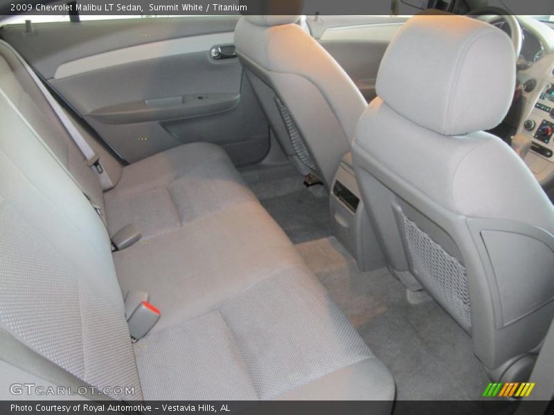 Summit White / Titanium 2009 Chevrolet Malibu LT Sedan