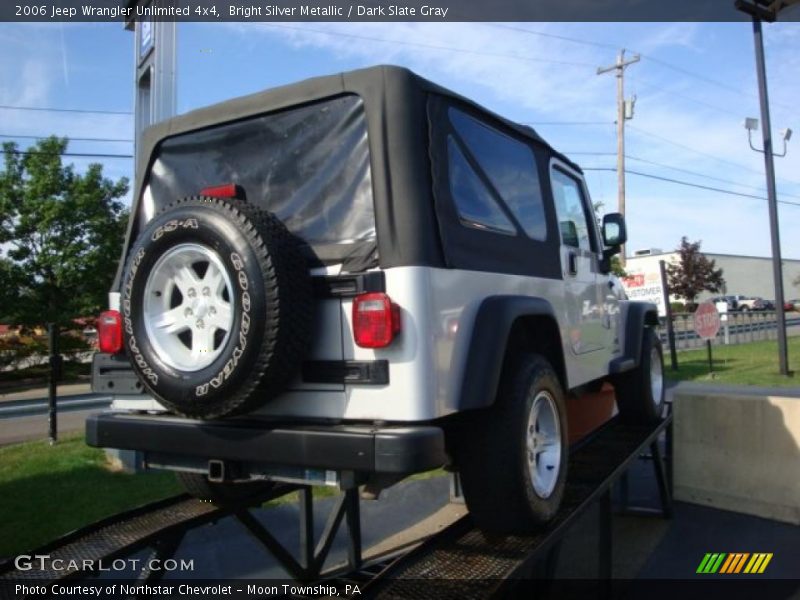 Bright Silver Metallic / Dark Slate Gray 2006 Jeep Wrangler Unlimited 4x4