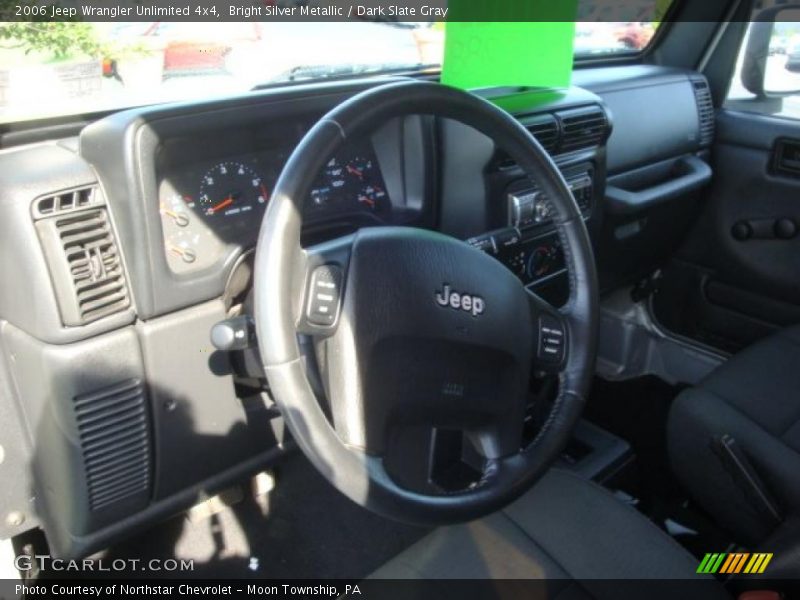 Bright Silver Metallic / Dark Slate Gray 2006 Jeep Wrangler Unlimited 4x4