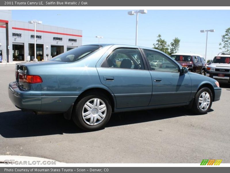 Sailfin Blue Metallic / Oak 2001 Toyota Camry LE