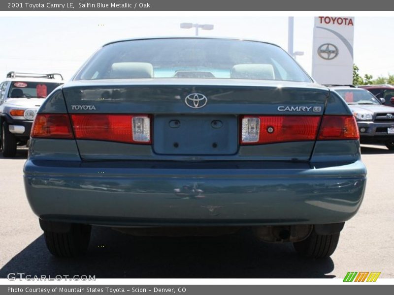 Sailfin Blue Metallic / Oak 2001 Toyota Camry LE
