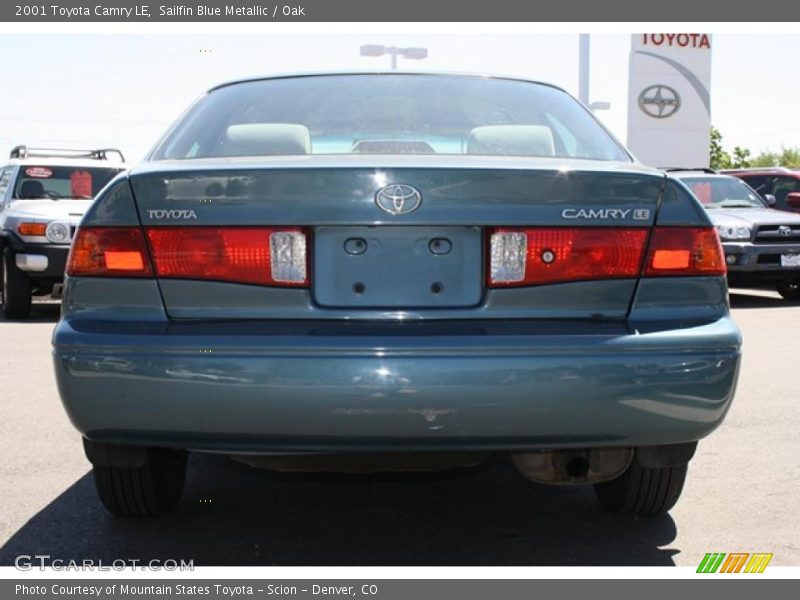 Sailfin Blue Metallic / Oak 2001 Toyota Camry LE