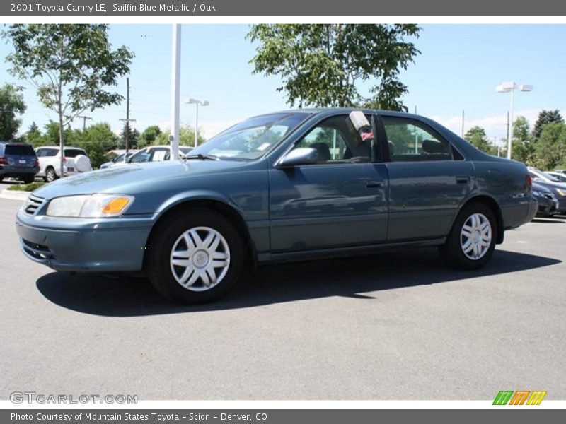 Sailfin Blue Metallic / Oak 2001 Toyota Camry LE