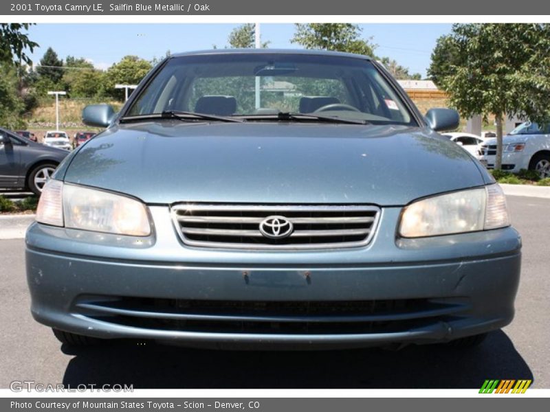 Sailfin Blue Metallic / Oak 2001 Toyota Camry LE