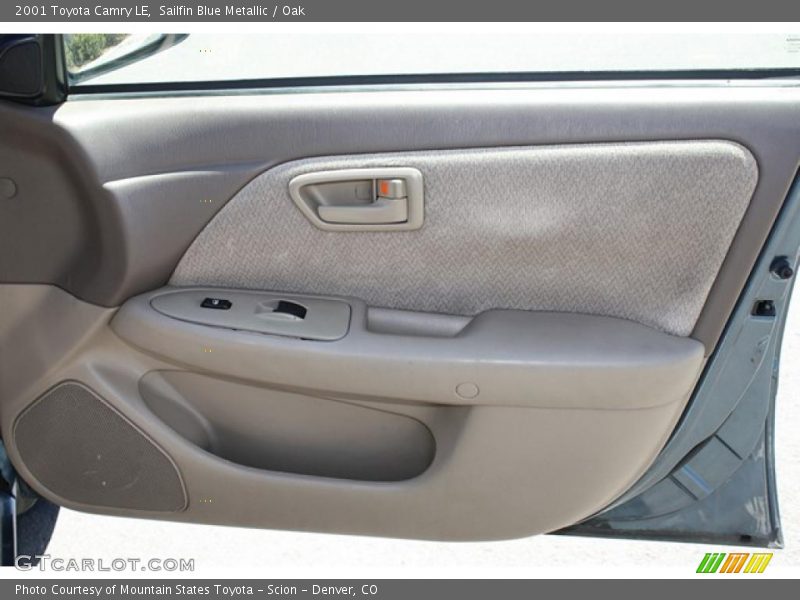 Sailfin Blue Metallic / Oak 2001 Toyota Camry LE