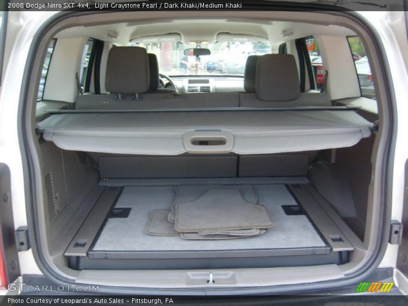 Light Graystone Pearl / Dark Khaki/Medium Khaki 2008 Dodge Nitro SXT 4x4