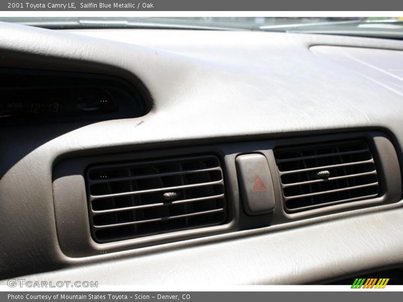 Sailfin Blue Metallic / Oak 2001 Toyota Camry LE