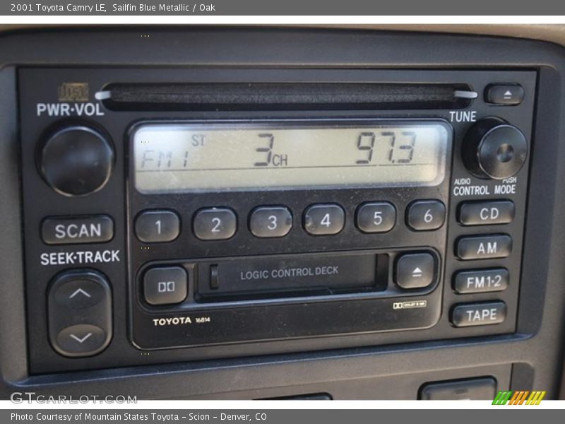 Sailfin Blue Metallic / Oak 2001 Toyota Camry LE