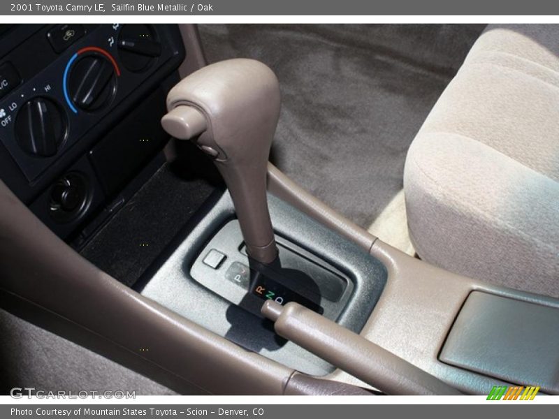 Sailfin Blue Metallic / Oak 2001 Toyota Camry LE