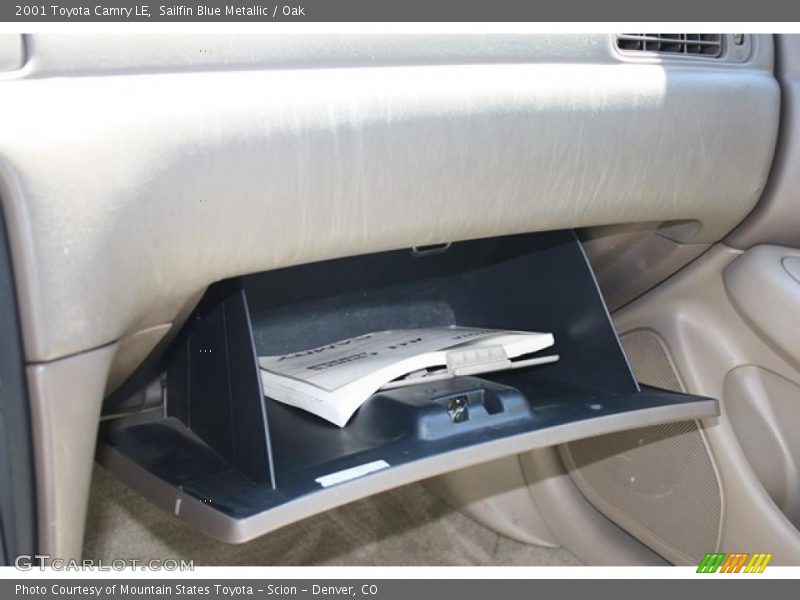 Sailfin Blue Metallic / Oak 2001 Toyota Camry LE