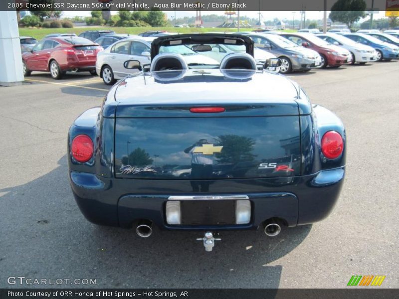 Aqua Blur Metallic / Ebony Black 2005 Chevrolet SSR Daytona 500 Official Vehicle