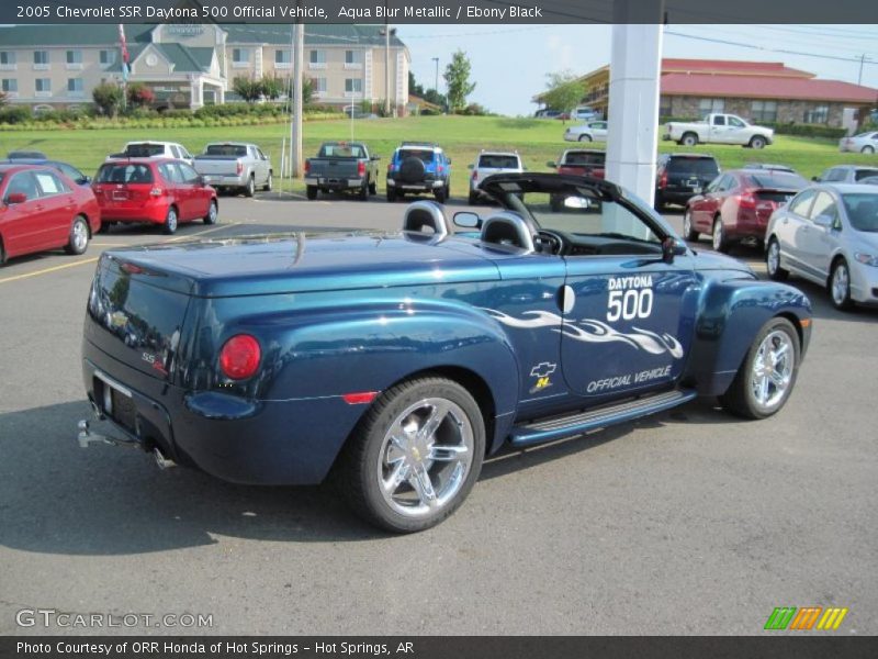 Aqua Blur Metallic / Ebony Black 2005 Chevrolet SSR Daytona 500 Official Vehicle
