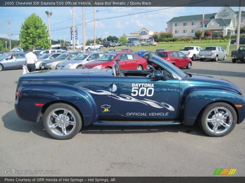 Aqua Blur Metallic / Ebony Black 2005 Chevrolet SSR Daytona 500 Official Vehicle