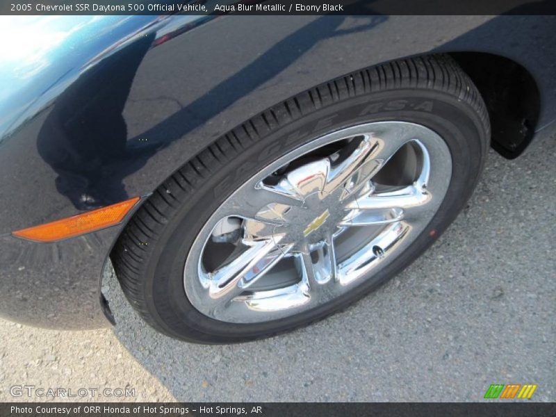 Aqua Blur Metallic / Ebony Black 2005 Chevrolet SSR Daytona 500 Official Vehicle