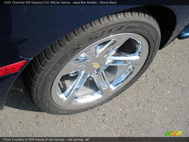 Aqua Blur Metallic / Ebony Black 2005 Chevrolet SSR Daytona 500 Official Vehicle