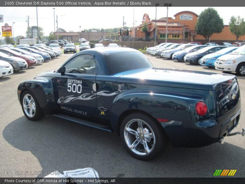 Aqua Blur Metallic / Ebony Black 2005 Chevrolet SSR Daytona 500 Official Vehicle