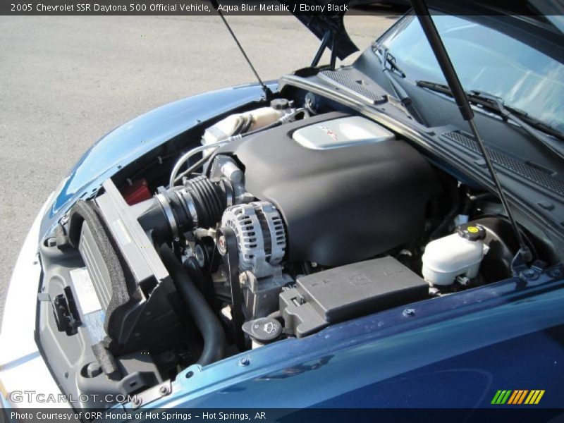 Aqua Blur Metallic / Ebony Black 2005 Chevrolet SSR Daytona 500 Official Vehicle