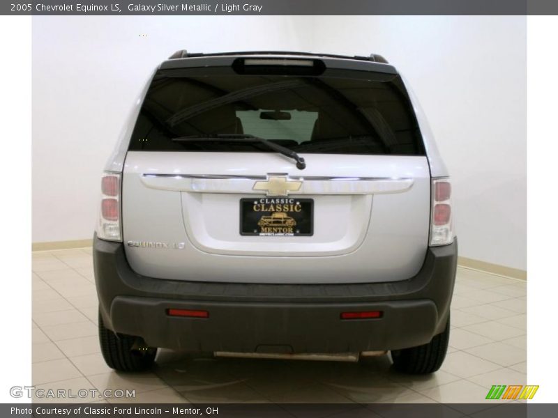 Galaxy Silver Metallic / Light Gray 2005 Chevrolet Equinox LS