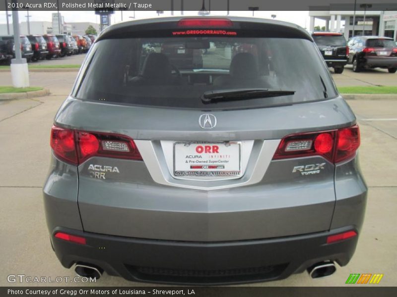 Polished Metal Metallic / Taupe 2010 Acura RDX