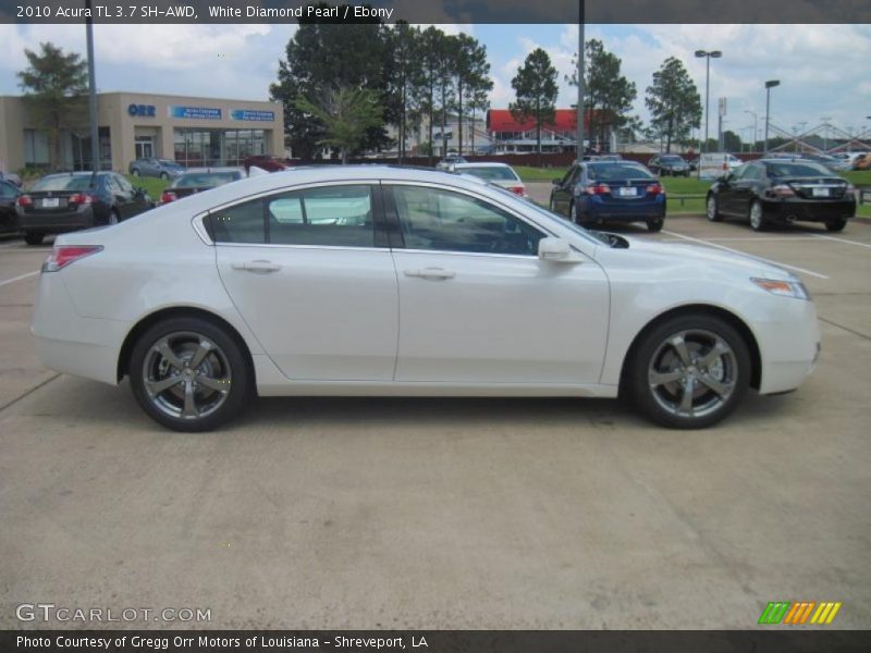 White Diamond Pearl / Ebony 2010 Acura TL 3.7 SH-AWD