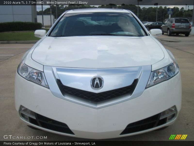 White Diamond Pearl / Ebony 2010 Acura TL 3.7 SH-AWD