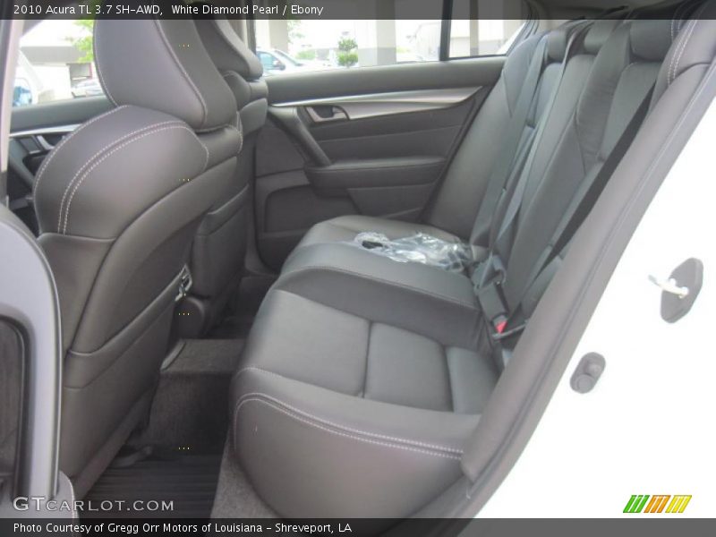 White Diamond Pearl / Ebony 2010 Acura TL 3.7 SH-AWD