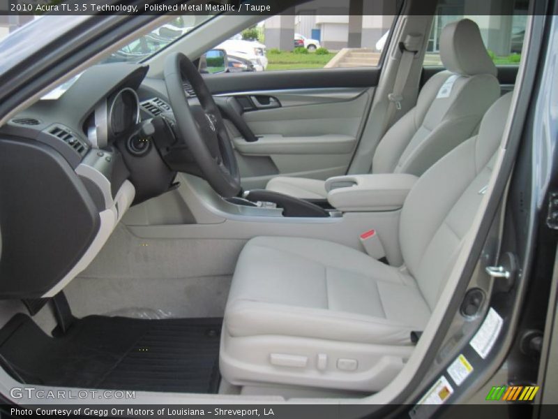 Polished Metal Metallic / Taupe 2010 Acura TL 3.5 Technology