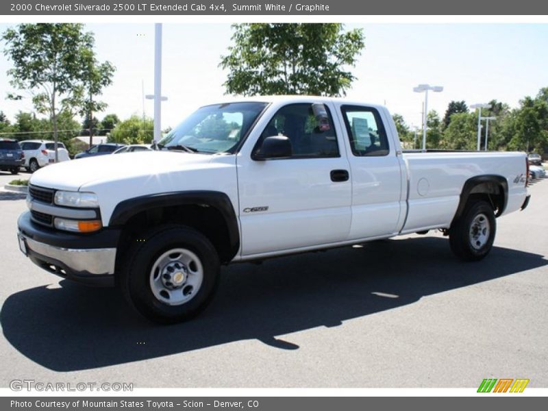 Summit White / Graphite 2000 Chevrolet Silverado 2500 LT Extended Cab 4x4