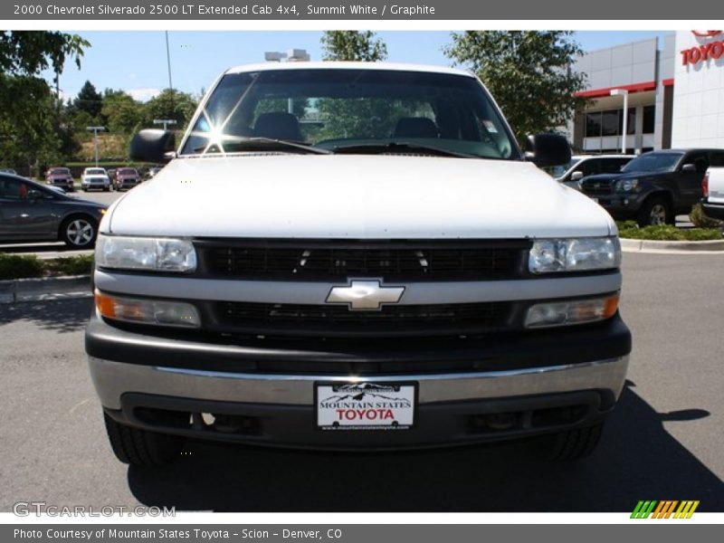 Summit White / Graphite 2000 Chevrolet Silverado 2500 LT Extended Cab 4x4