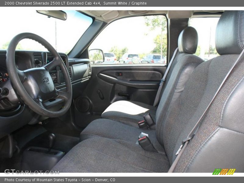 Summit White / Graphite 2000 Chevrolet Silverado 2500 LT Extended Cab 4x4