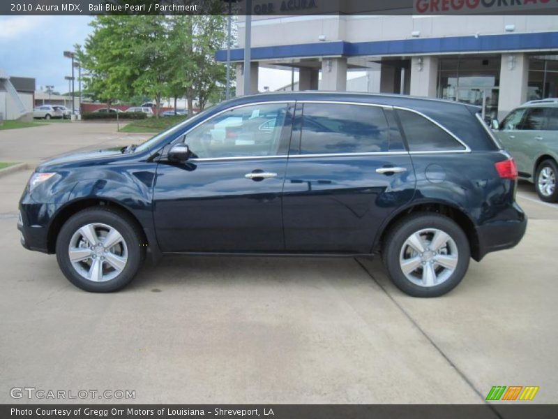 Bali Blue Pearl / Parchment 2010 Acura MDX