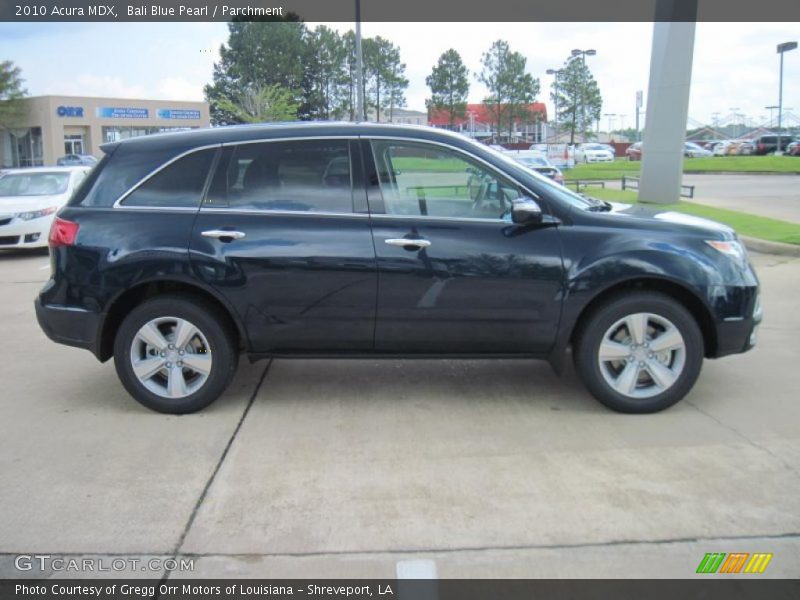 Bali Blue Pearl / Parchment 2010 Acura MDX