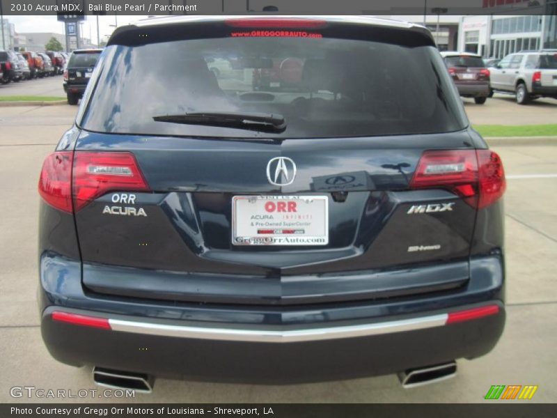 Bali Blue Pearl / Parchment 2010 Acura MDX