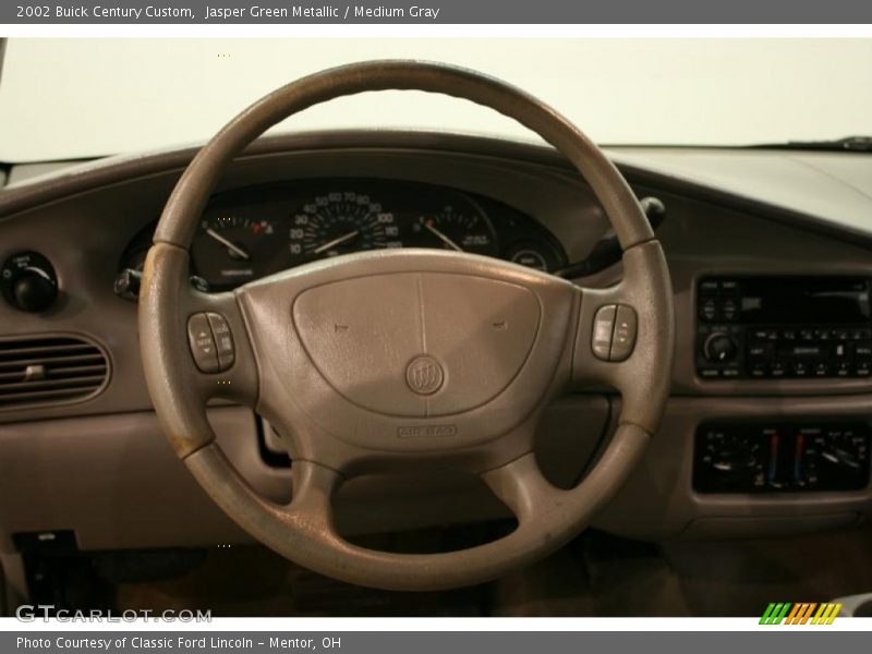 Jasper Green Metallic / Medium Gray 2002 Buick Century Custom