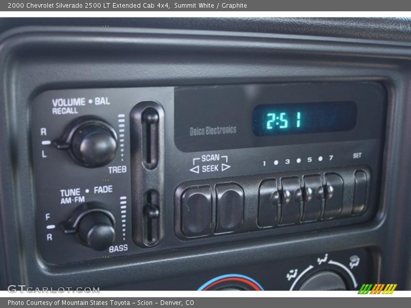 Summit White / Graphite 2000 Chevrolet Silverado 2500 LT Extended Cab 4x4