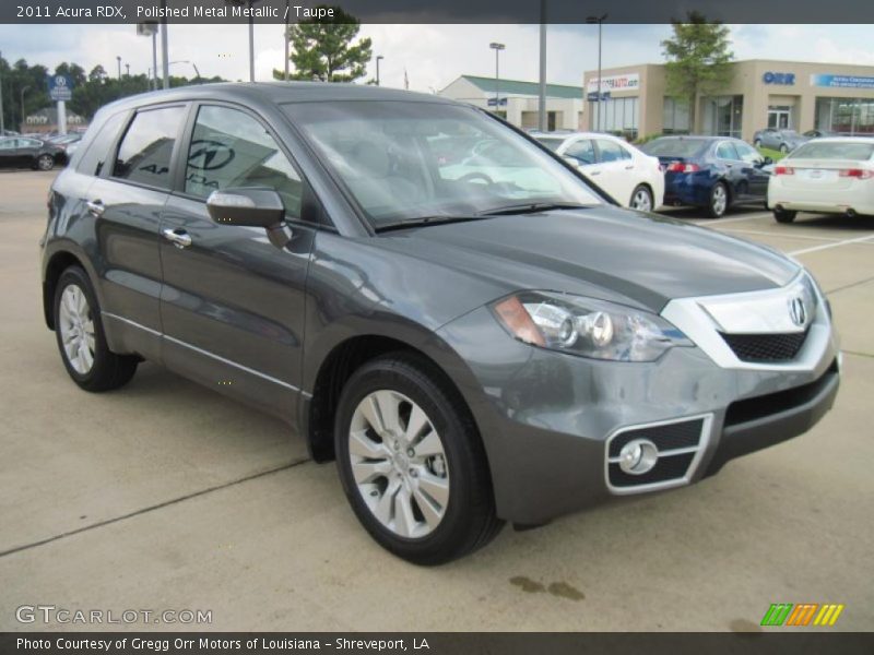 Polished Metal Metallic / Taupe 2011 Acura RDX