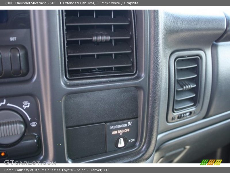 Summit White / Graphite 2000 Chevrolet Silverado 2500 LT Extended Cab 4x4