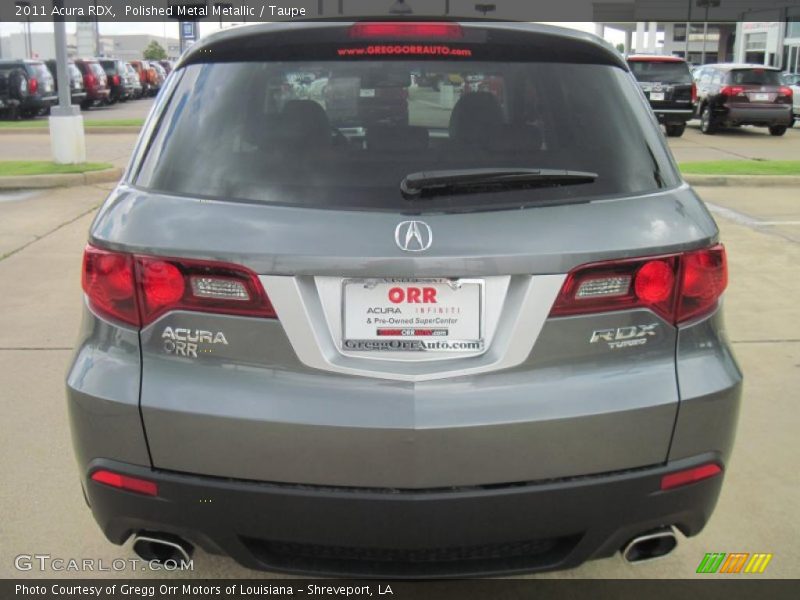 Polished Metal Metallic / Taupe 2011 Acura RDX