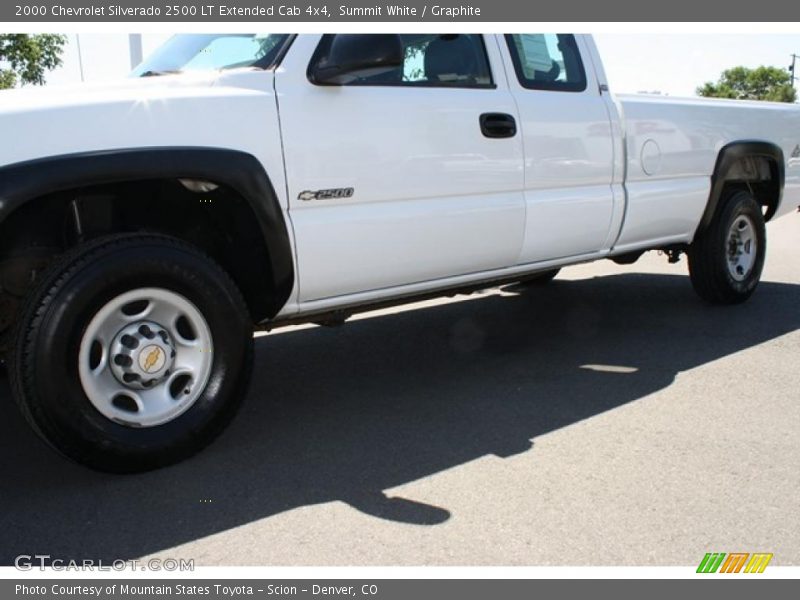 Summit White / Graphite 2000 Chevrolet Silverado 2500 LT Extended Cab 4x4