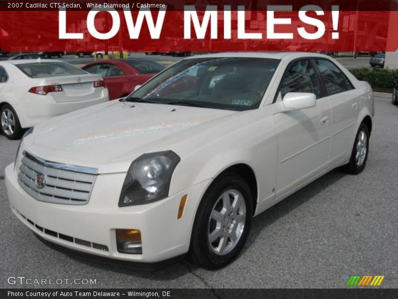 White Diamond / Cashmere 2007 Cadillac CTS Sedan