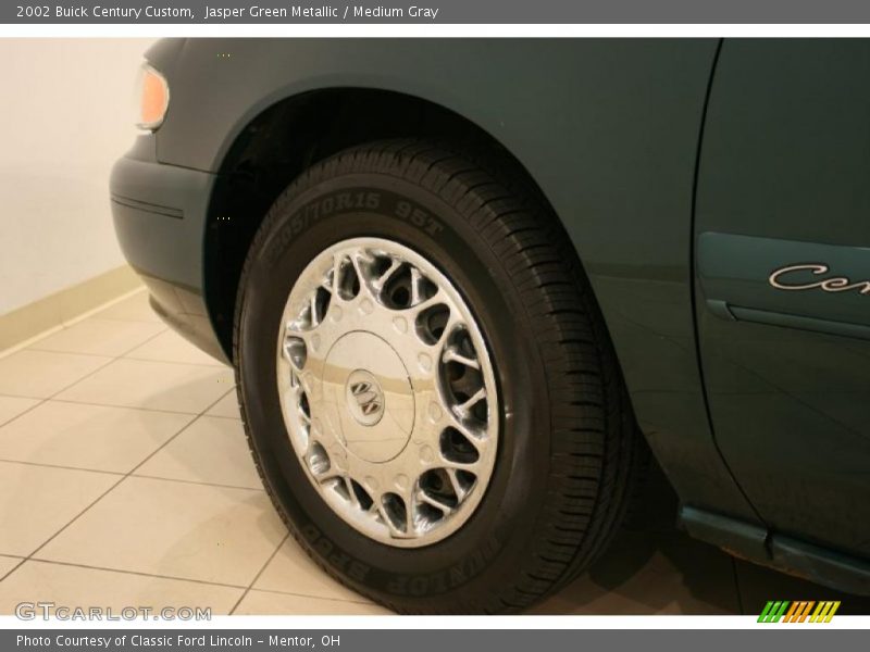 Jasper Green Metallic / Medium Gray 2002 Buick Century Custom
