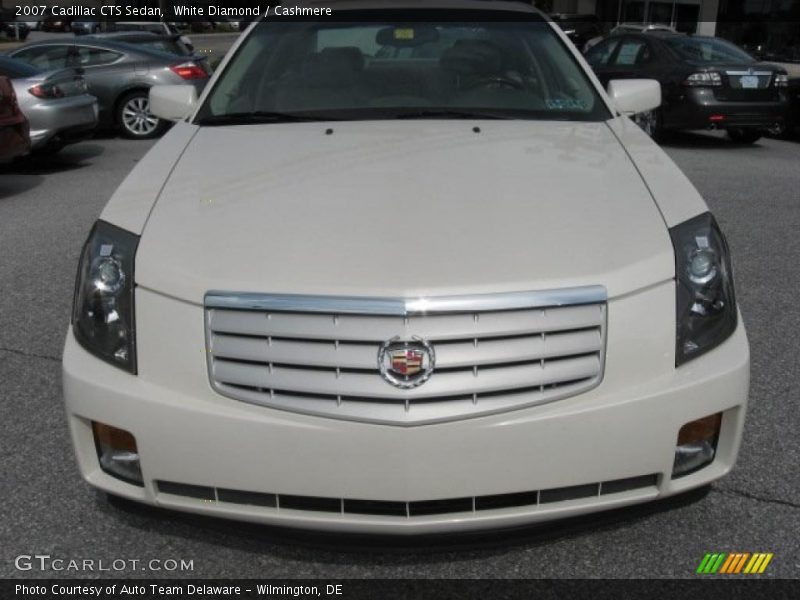 White Diamond / Cashmere 2007 Cadillac CTS Sedan