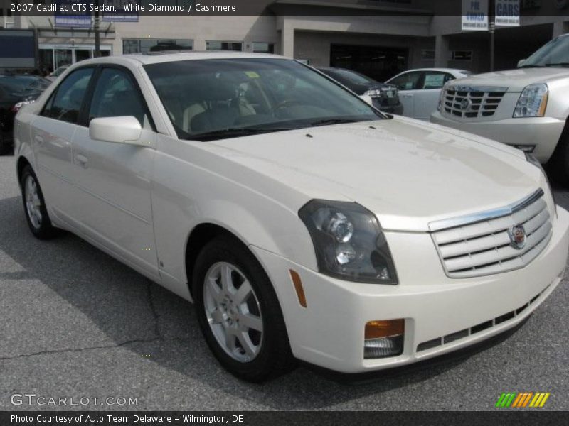 White Diamond / Cashmere 2007 Cadillac CTS Sedan