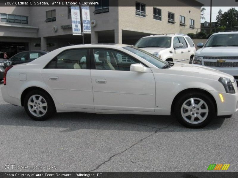 White Diamond / Cashmere 2007 Cadillac CTS Sedan