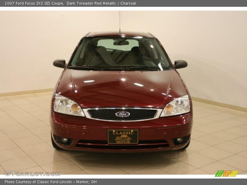 Dark Toreador Red Metallic / Charcoal 2007 Ford Focus ZX3 SES Coupe