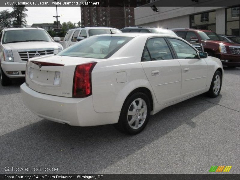 White Diamond / Cashmere 2007 Cadillac CTS Sedan
